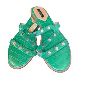 Kenzie Malania green  Strappy Sandals